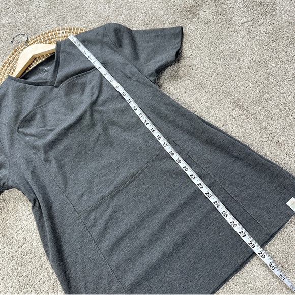 Lalabu Men’s Baby Dad Shirt Shortsleeve V-Neck in Gray Size L - Picture 13 of 14